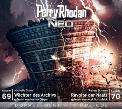 Perry Rhodan NEO MP3 Doppel-CD Folgen 69 + 70: Wächter des Archivs; Revolte der Naats von Eins A Medien GmbH